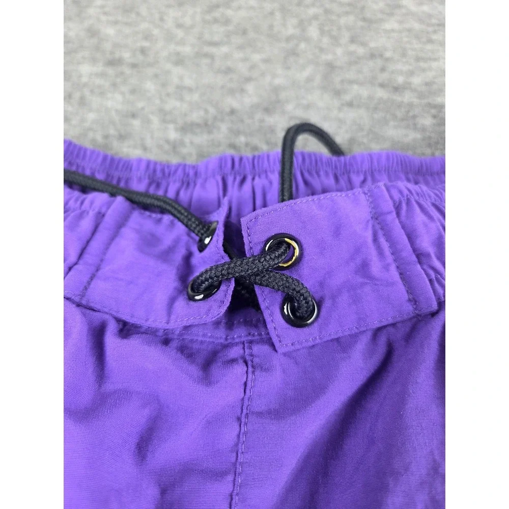 Nautica Swim Shorts Mens L Multi Wakeboarding Vintage Colorblock Nylon Trunks